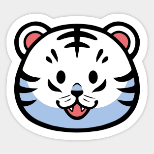 Cute White Tiger - available bengal too Sticker